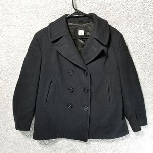 U.S. Navy Women's 16S Wool Black Peacoat Quarterdeck Collection 8410-01-233-8827